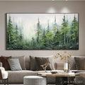 HOLMAN ART Emerald Forest – Textured Atmospheric Forest Landscape Painting - image 2