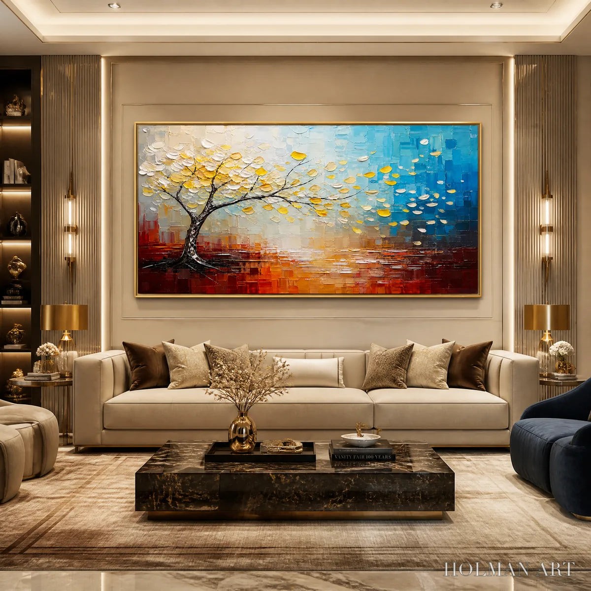 HOLMAN ART Festival Tree – Colorful Tree by Water Painting - image 5