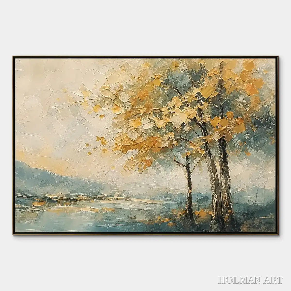 HOLMAN ART Autumn Whisper – Soft Autumn Tree Landscape - image 1