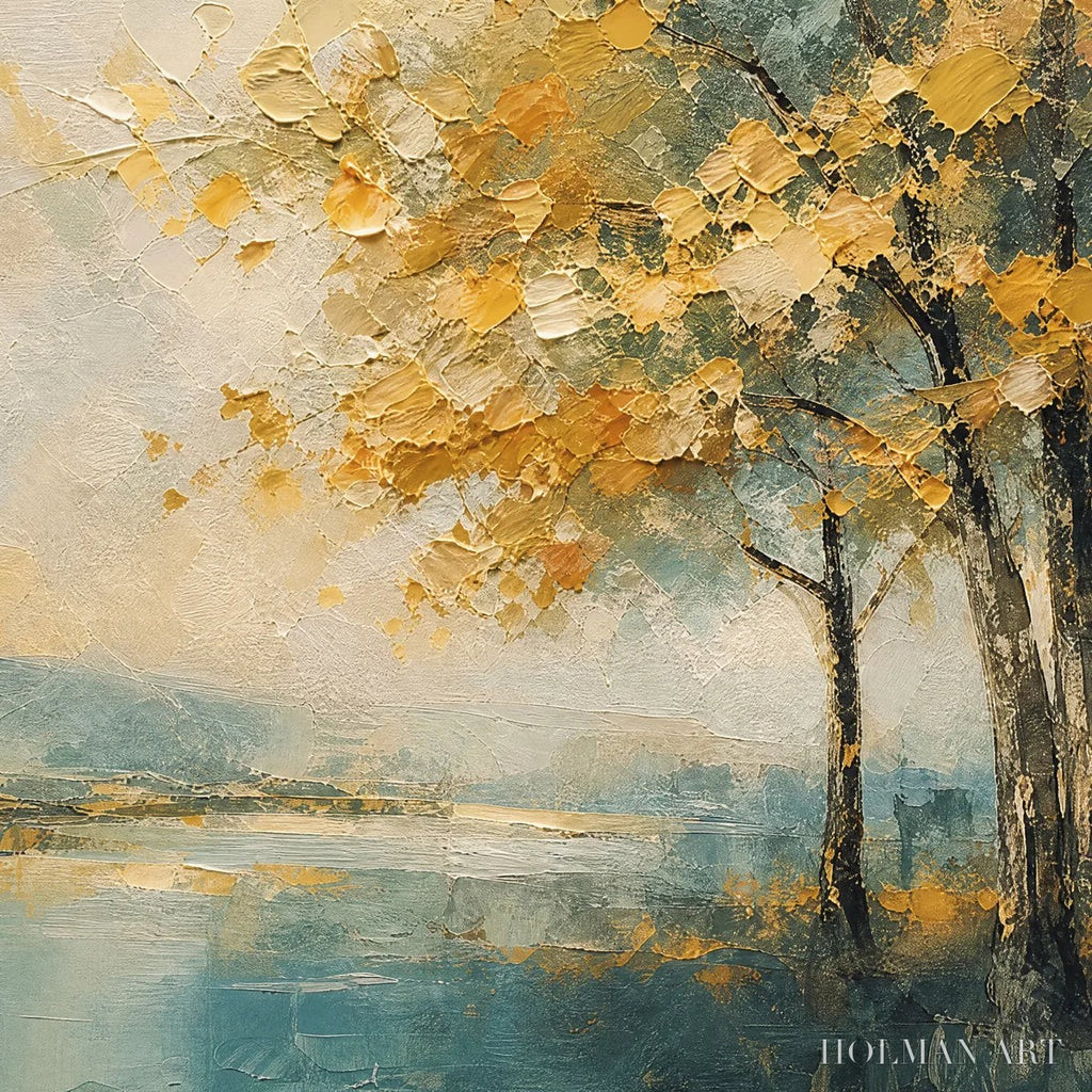 HOLMAN ART Autumn Whisper – Soft Autumn Tree Landscape - image 3