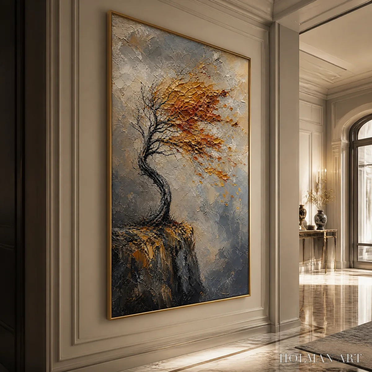 HOLMAN ART Windfall Tree – Windswept Autumn Tree Painting - image 4
