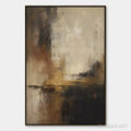 HOLMAN ART Blackwater Glow – Dark Lake Abstract Landscape - image 1