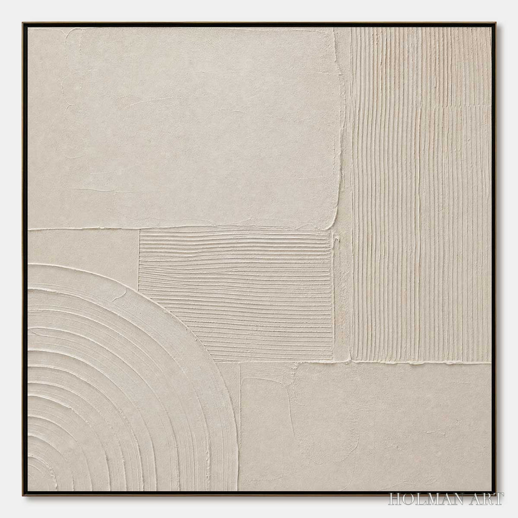 HOLMAN ART Sanctuary – Textured Wabi Sabi Minimalist Abstract Painting - image 1