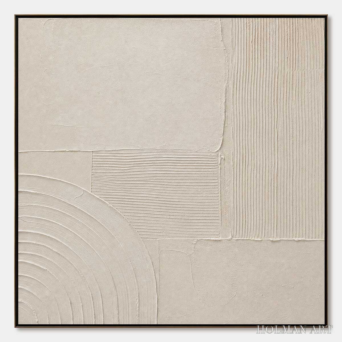 HOLMAN ART Sanctuary – Textured Wabi Sabi Minimalist Abstract Painting - image 1