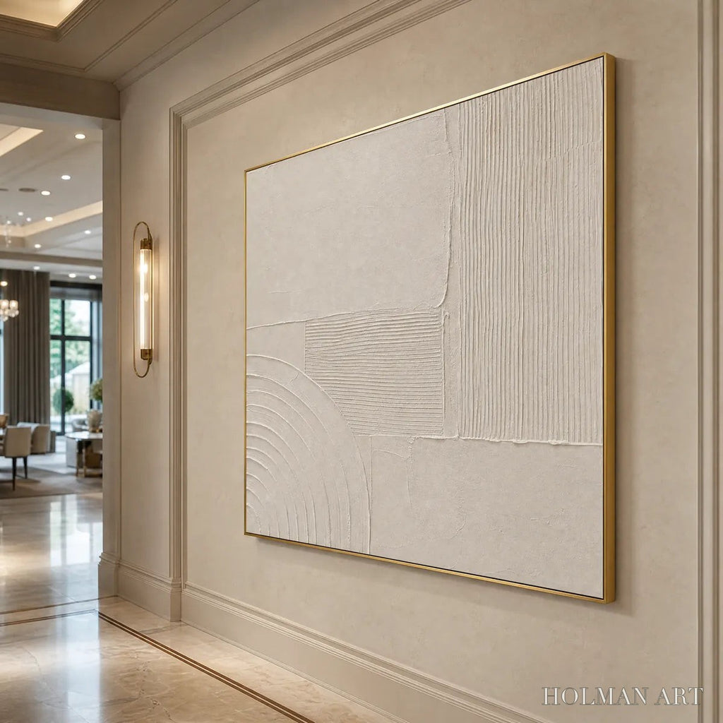 HOLMAN ART Sanctuary – Textured Wabi Sabi Minimalist Abstract Painting - image 5