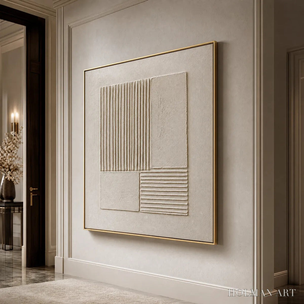HOLMAN ART Sanctuary – Textured Wabi-Sabi Minimalist Abstract Painting - image 5