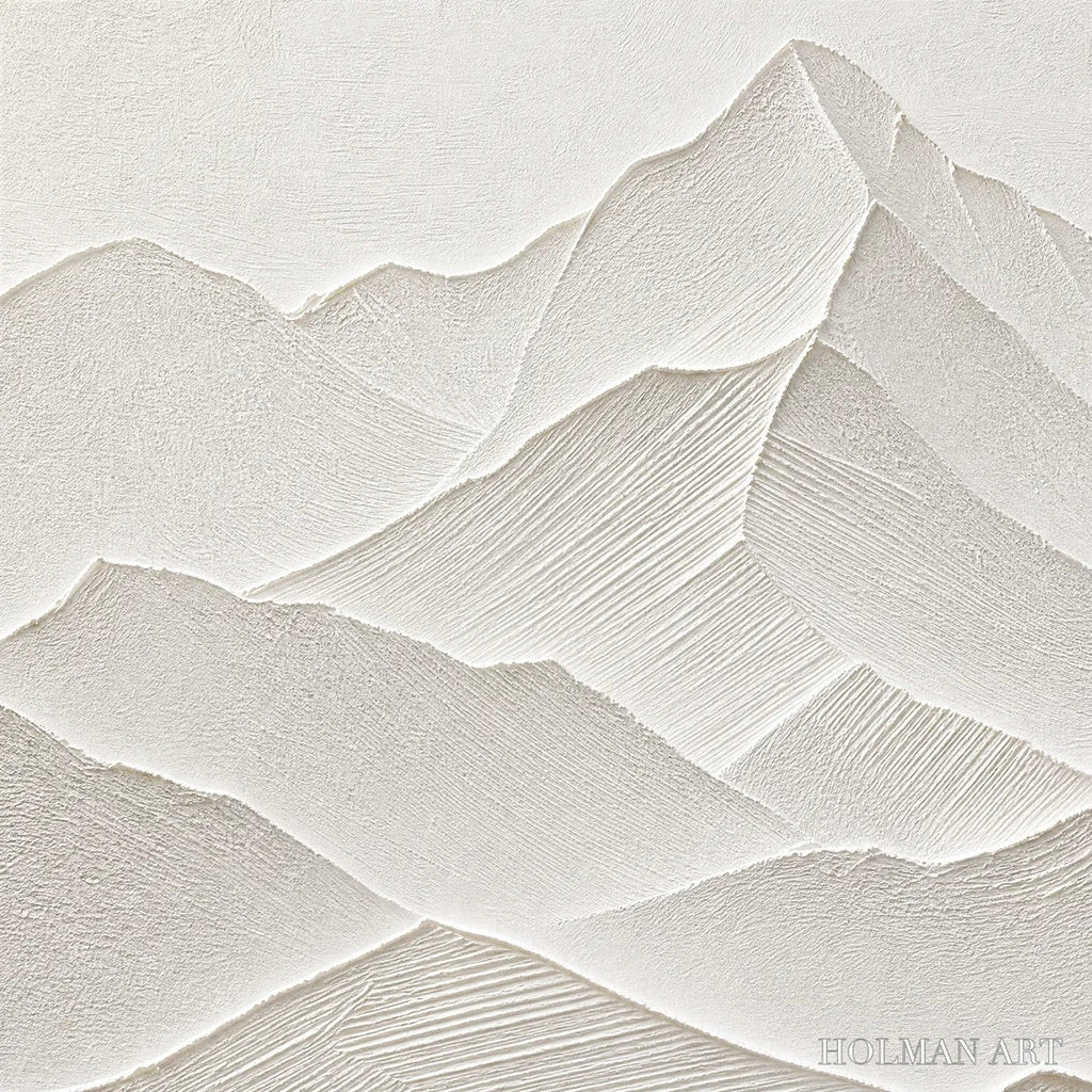 HOLMAN ART Zenith – Textured Minimalist Mountainscape in Wabi Sabi Style - image 3