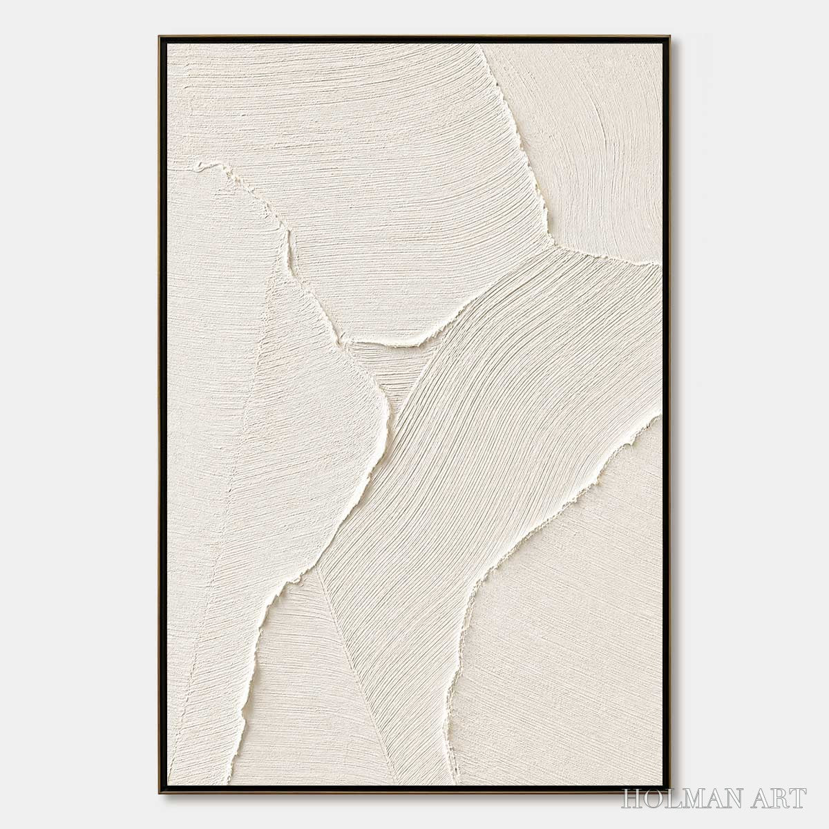 HOLMAN ART Whisper – Wabi Sabi Style Textured Abstract Painting - image 1