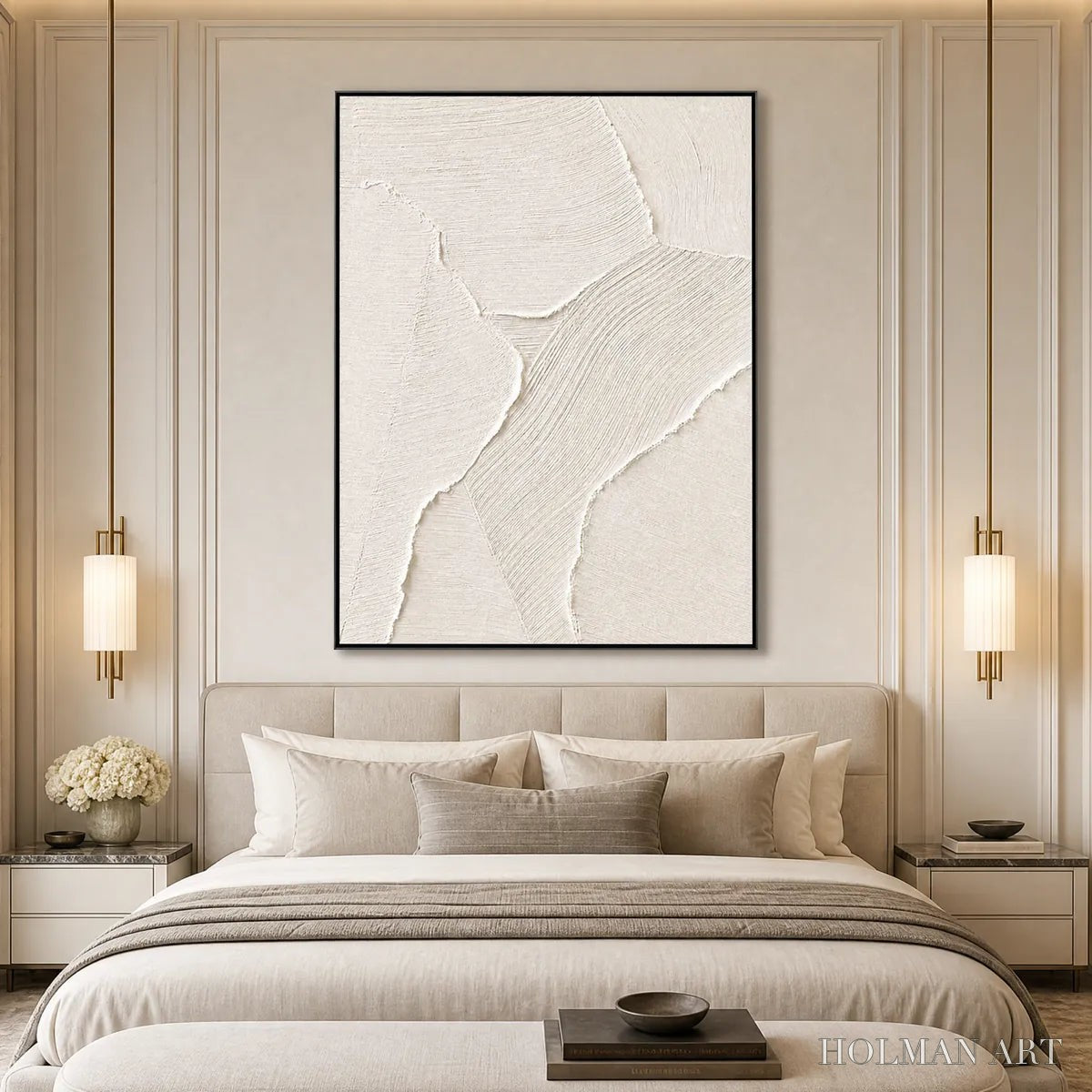 HOLMAN ART Whisper – Wabi Sabi Style Textured Abstract Painting - image 2