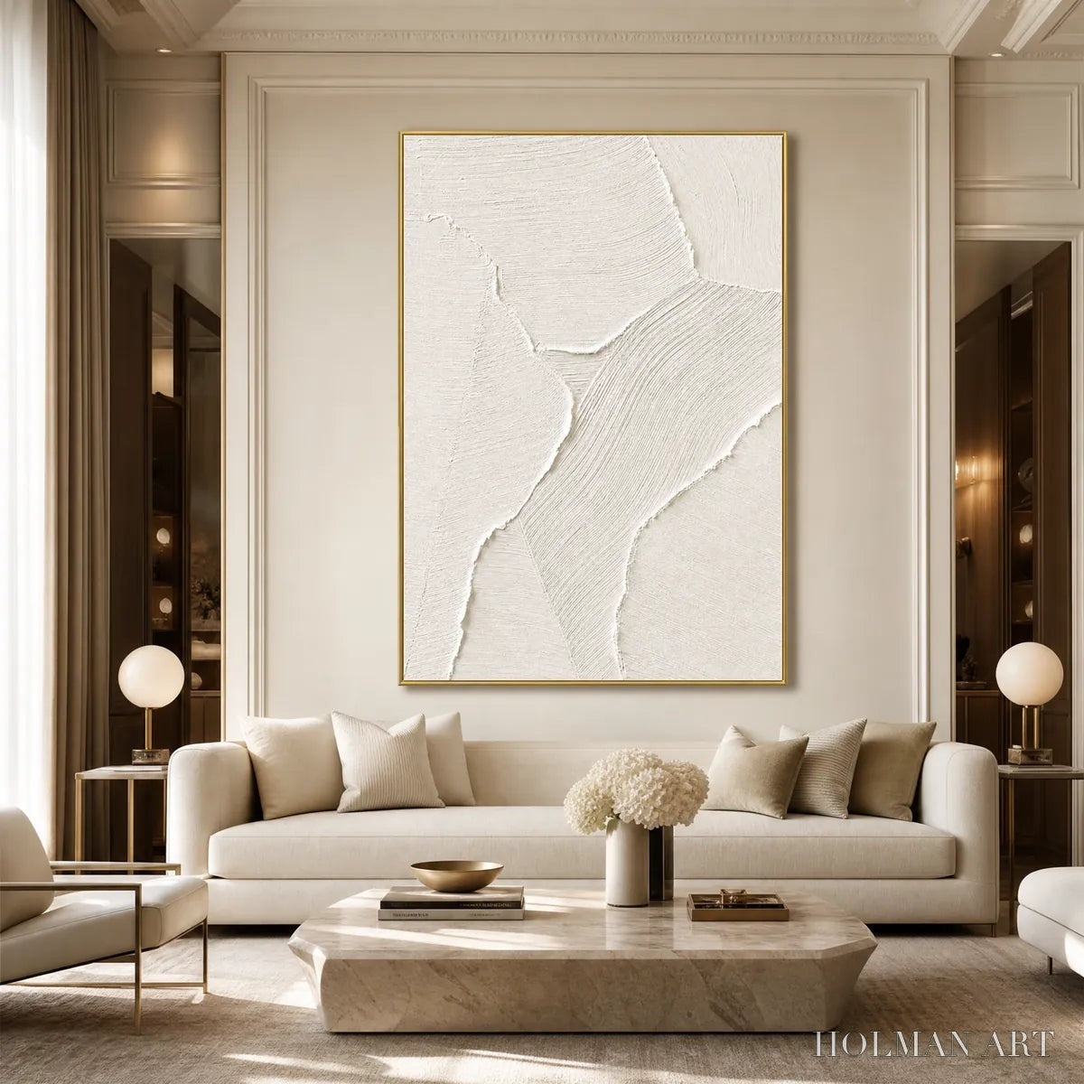 HOLMAN ART Whisper – Wabi Sabi Style Textured Abstract Painting - image 6