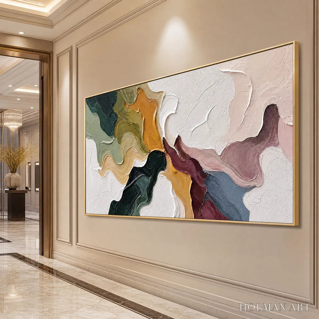 HOLMAN ART Confluence – Colorful Textured Abstract Impasto - image 5