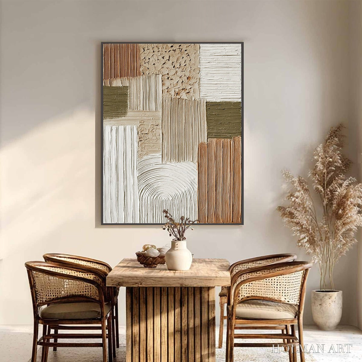 HOLMAN ART Terra Firma – Heavily Textured Wabi Sabi Abstract - image 2