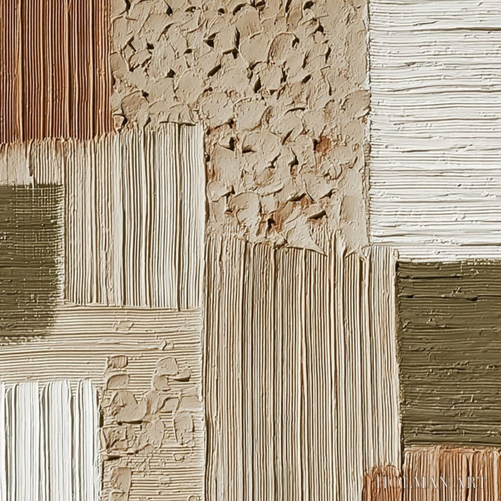 HOLMAN ART Terra Firma – Heavily Textured Wabi Sabi Abstract - image 3