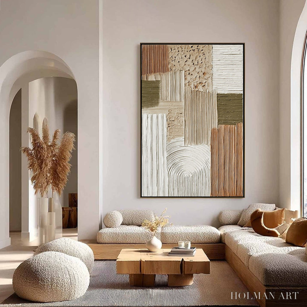 HOLMAN ART Terra Firma – Heavily Textured Wabi Sabi Abstract - image 4
