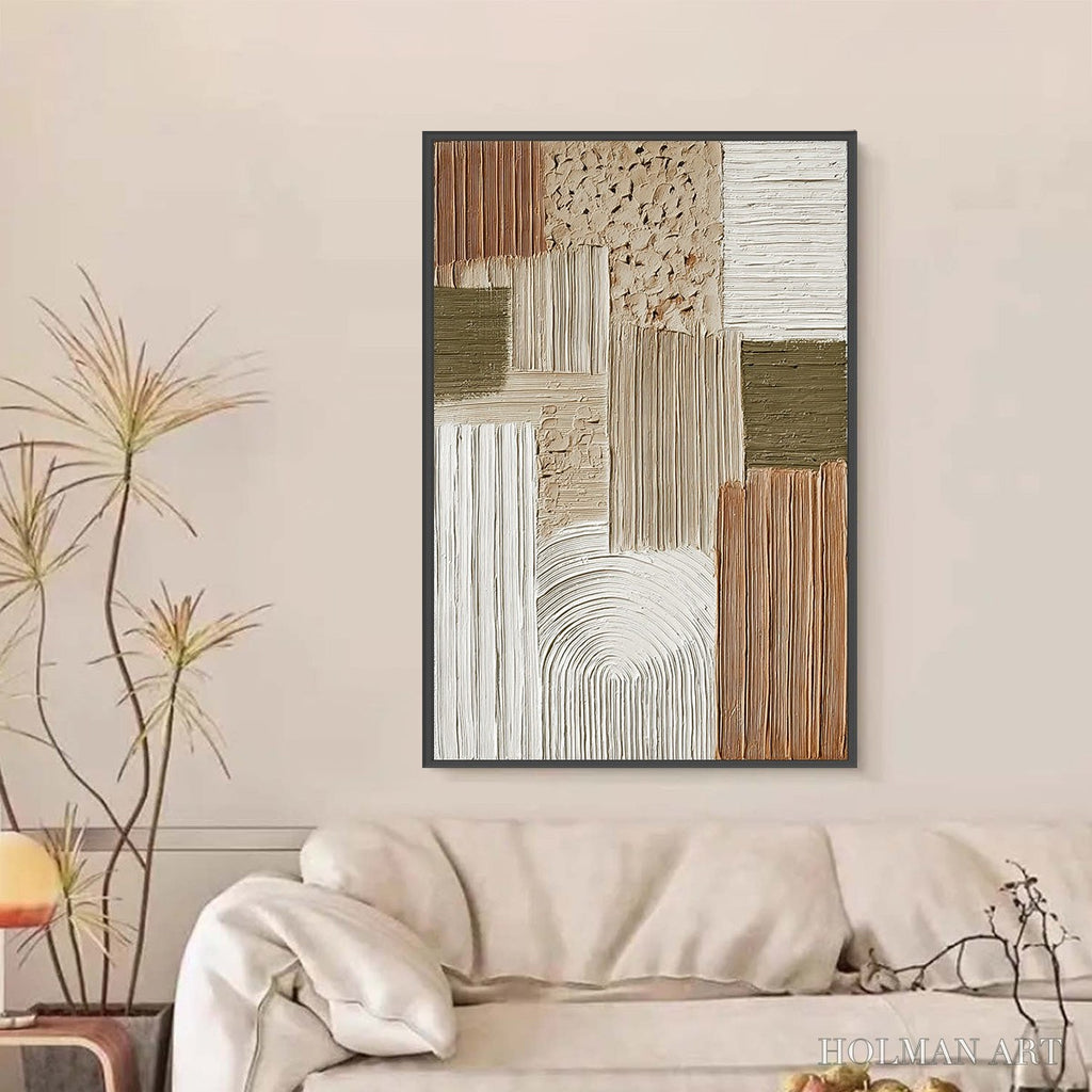 HOLMAN ART Terra Firma – Heavily Textured Wabi Sabi Abstract - image 6