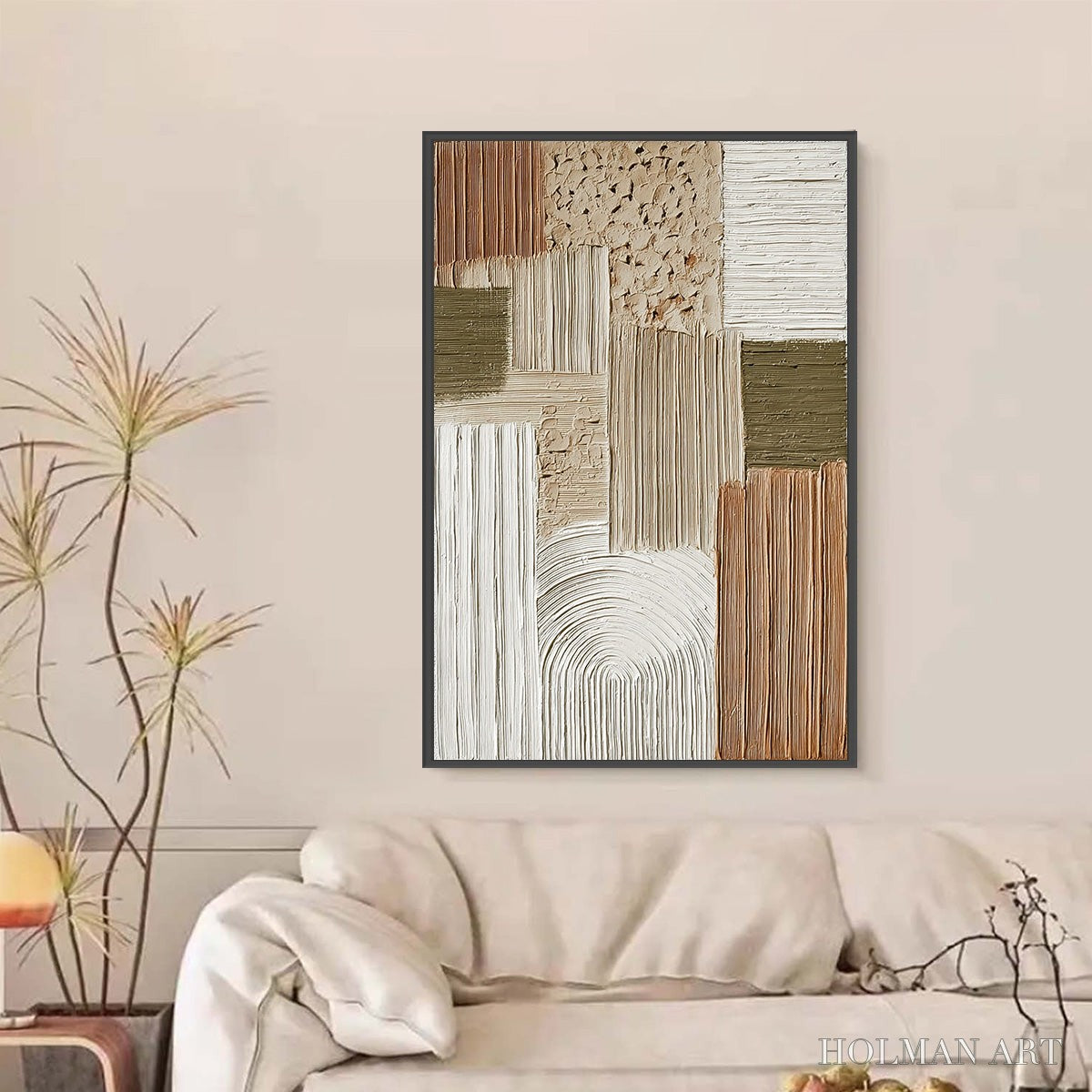 HOLMAN ART Terra Firma – Heavily Textured Wabi Sabi Abstract - image 6