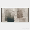 HOLMAN ART Strata – Large Textured Wabi Sabi Abstract Painting - image 1