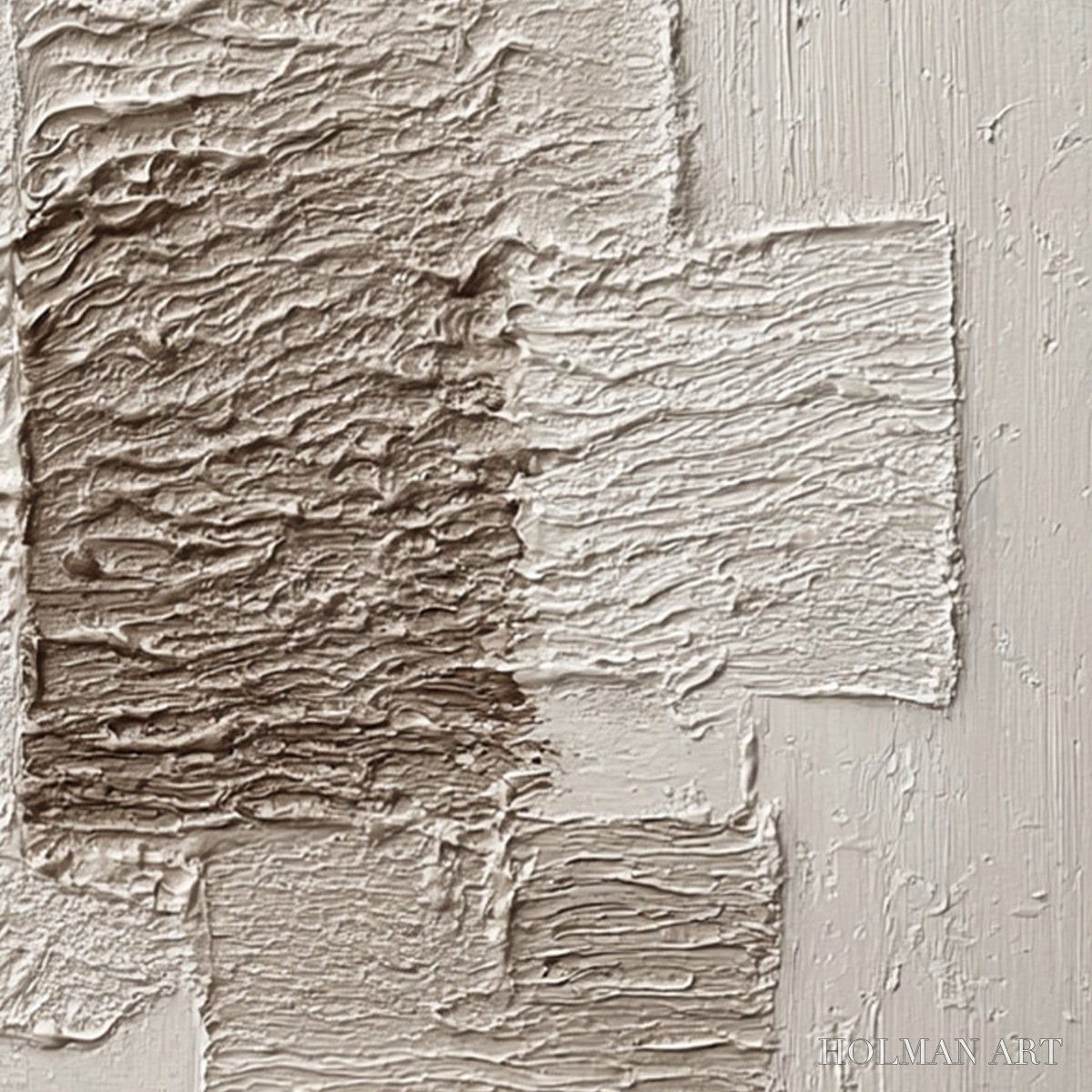 HOLMAN ART Strata – Large Textured Wabi Sabi Abstract Painting - image 5