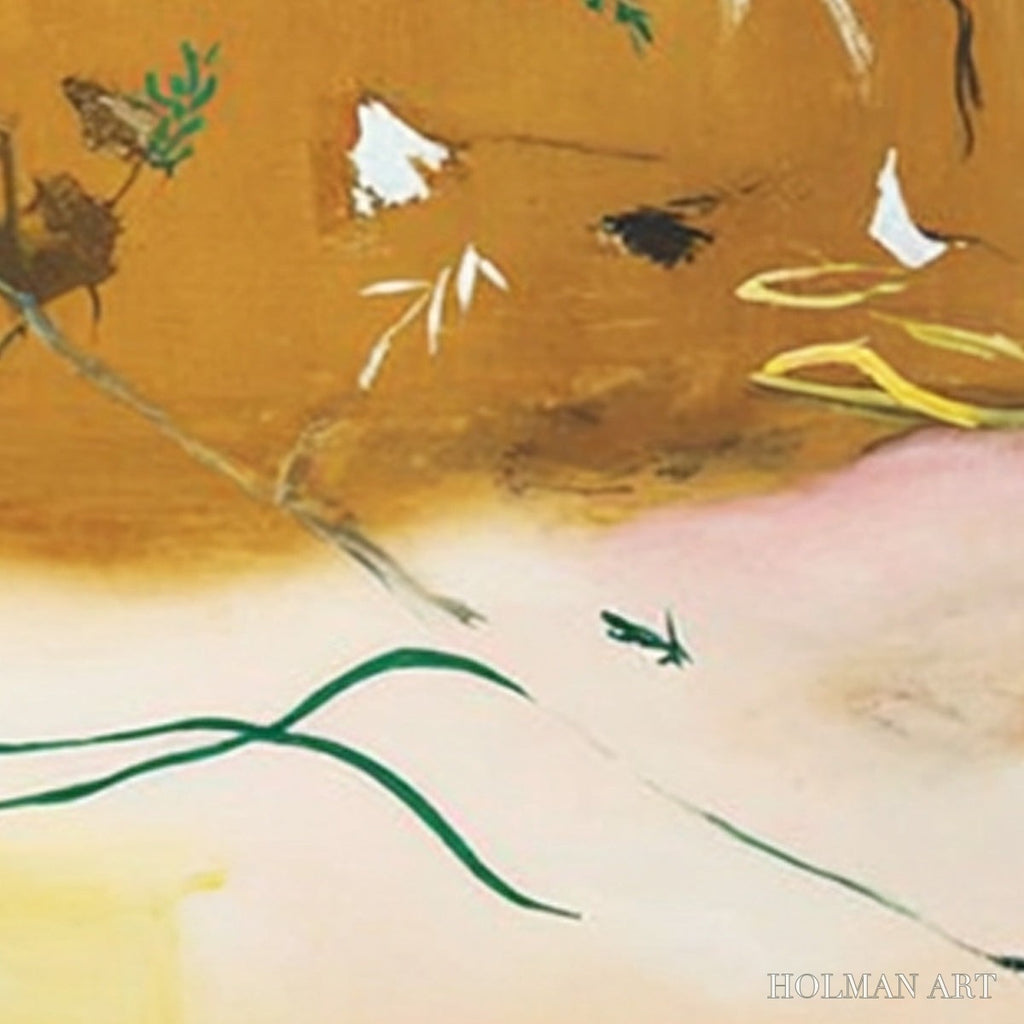 HOLMAN ART Autumn Whisper – Earthy Abstract Painting for Modern Wabi Sabi Decor - image 3