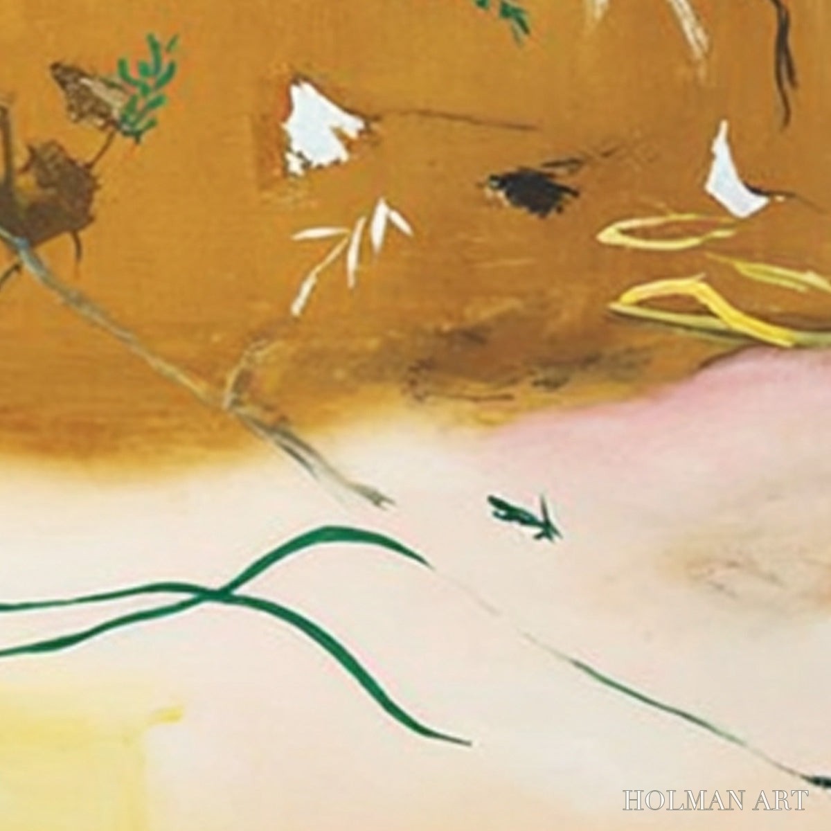 HOLMAN ART Autumn Whisper – Earthy Abstract Painting for Modern Wabi Sabi Decor - image 3