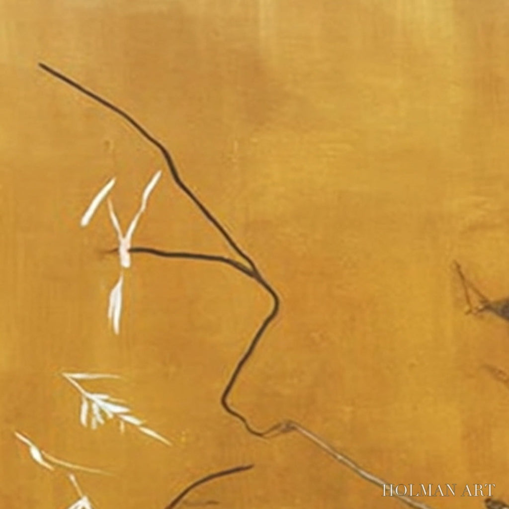 HOLMAN ART Autumn Whisper – Earthy Abstract Painting for Modern Wabi Sabi Decor - image 5