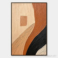 HOLMAN ART Terra Firma – Textured Wabi Sabi Abstract Painting in Earth Tones - image 1