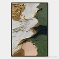 HOLMAN ART Terra Aurea – Textured Abstract Impasto Painting in Green and Gold - image 1
