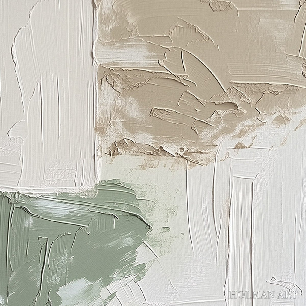 HOLMAN ART Urban Sanctuary – Textured Minimalist Abstract Painting - image 3