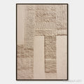 HOLMAN ART Terra Alba – Textured Wabi Sabi Minimalist Abstract Painting - image 1