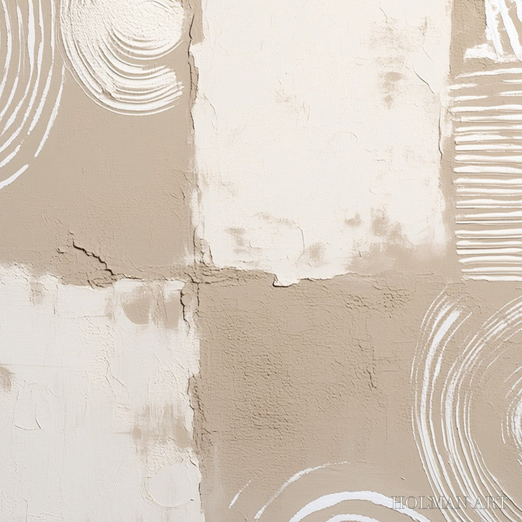 HOLMAN ART Terra Forma – Textured Minimalist Abstract Painting in Neutral Tones - image 5
