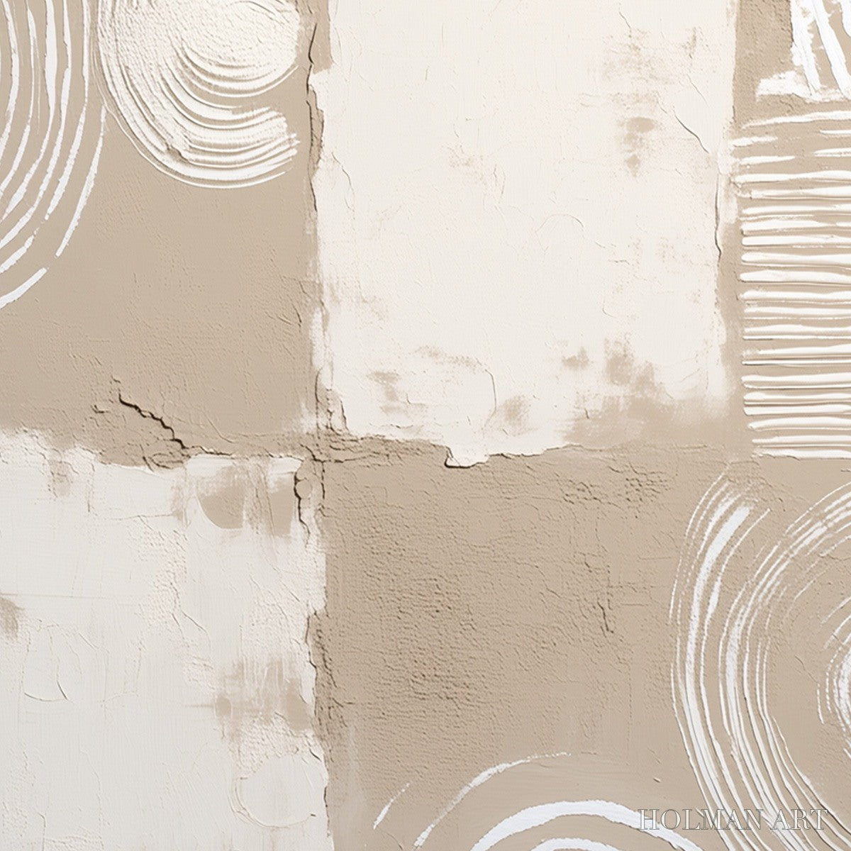 HOLMAN ART Terra Forma – Textured Minimalist Abstract Painting in Neutral Tones - image 5