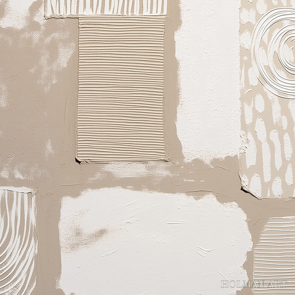 HOLMAN ART Urban Artifacts – Large Textured Minimalist Abstract Painting - image 5