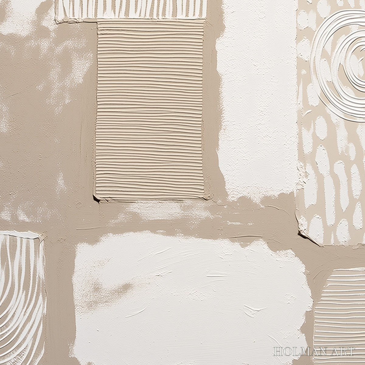 HOLMAN ART Urban Artifacts – Large Textured Minimalist Abstract Painting - image 5