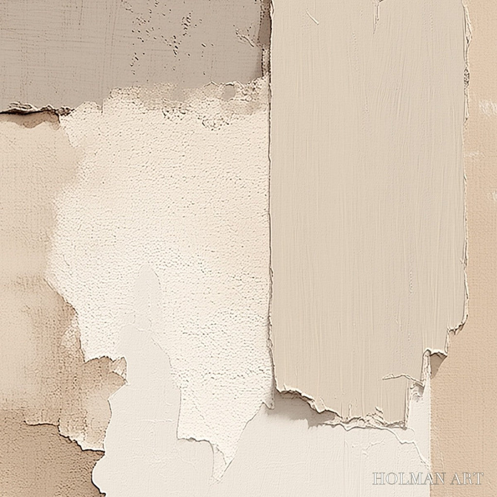 HOLMAN ART Strata – Textured Neutral Abstract Wabi Sabi - image 3