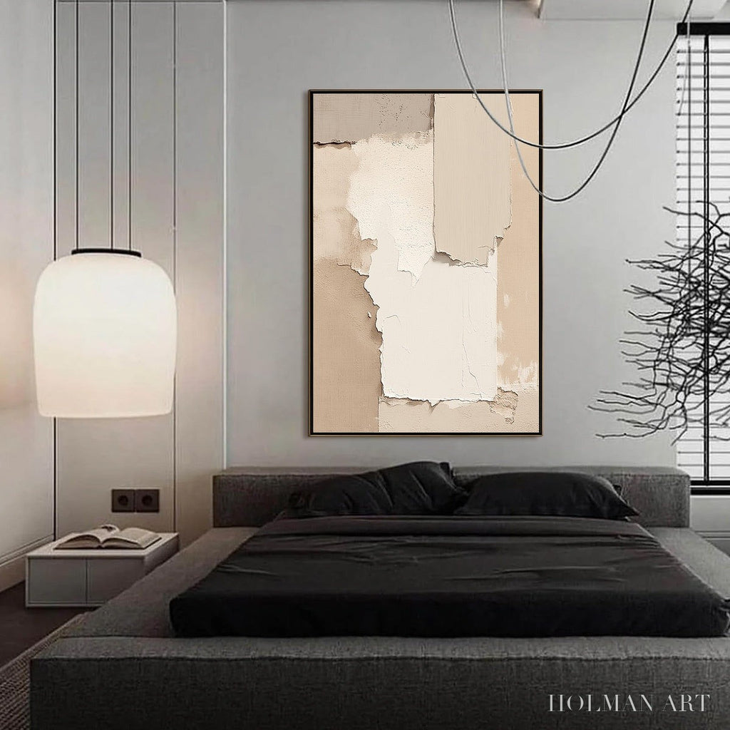 HOLMAN ART Strata – Textured Neutral Abstract Wabi Sabi - image 4