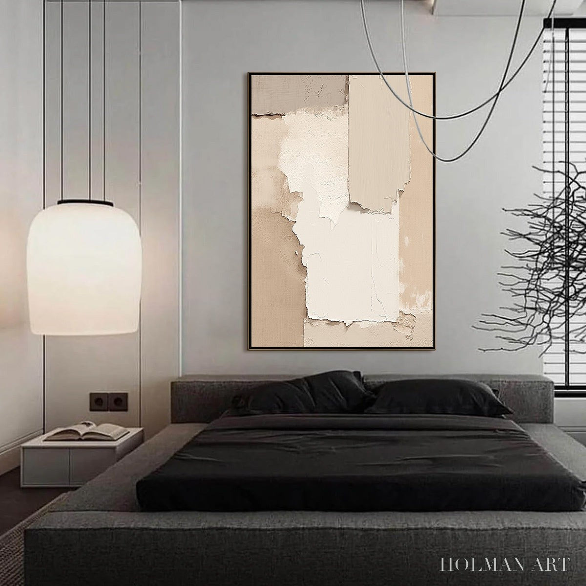 HOLMAN ART Strata – Textured Neutral Abstract Wabi Sabi - image 4