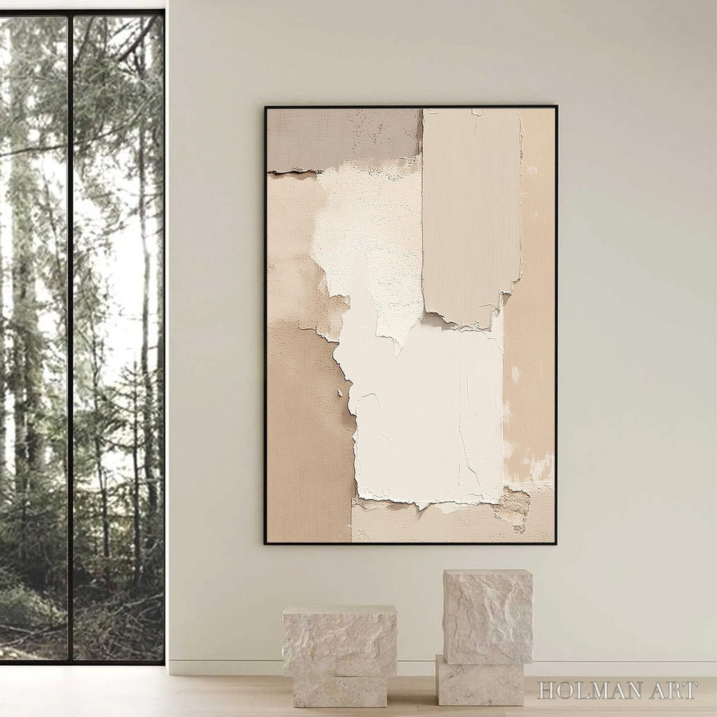 HOLMAN ART Strata – Textured Neutral Abstract Wabi Sabi - image 6