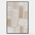 HOLMAN ART Terraforms – Textured Wabi Sabi Abstract Painting in Neutral Tones - image 1