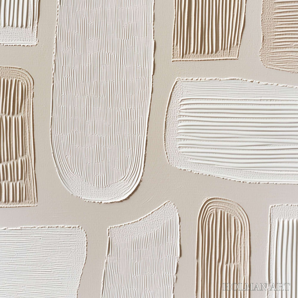 HOLMAN ART Terraforms – Textured Wabi Sabi Abstract Painting in Neutral Tones - image 5