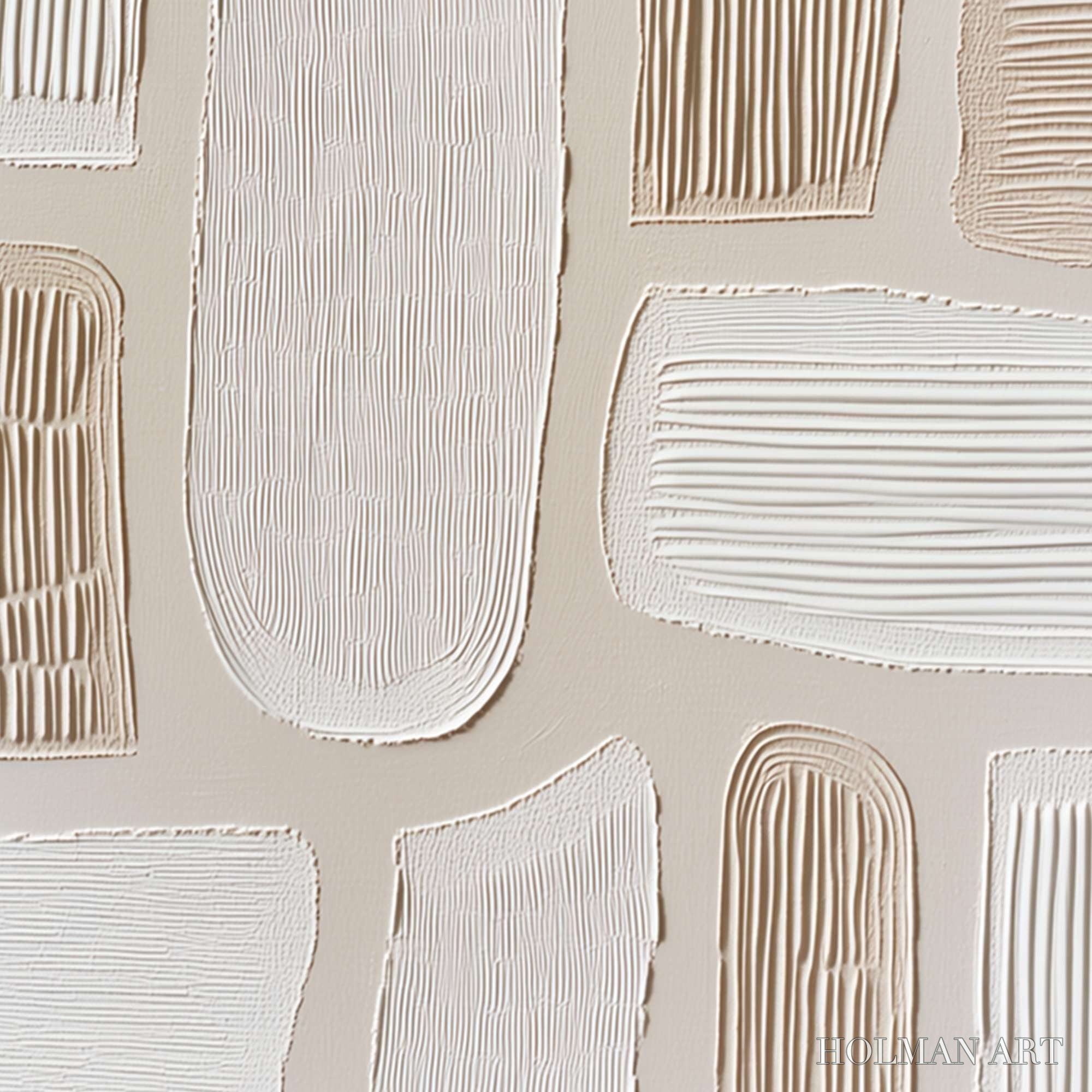 HOLMAN ART Terraforms – Textured Wabi Sabi Abstract Painting in Neutral Tones - image 5