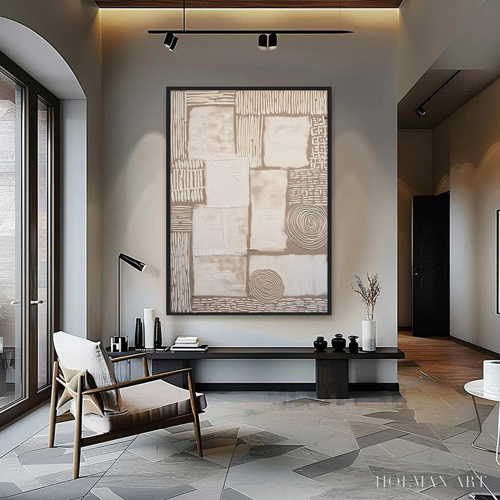 HOLMAN ART Terra Firma – Textured Wabi-Sabi Abstract Painting for Modern Interiors - image 2
