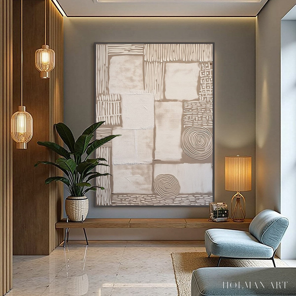 HOLMAN ART Terra Firma – Textured Wabi-Sabi Abstract Painting for Modern Interiors - image 4