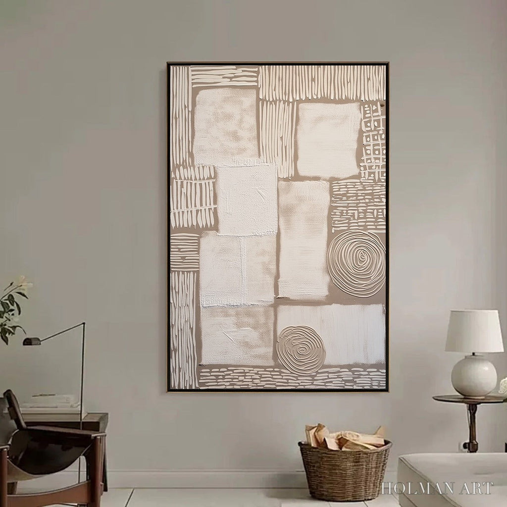 HOLMAN ART Terra Firma – Textured Wabi-Sabi Abstract Painting for Modern Interiors - image 6