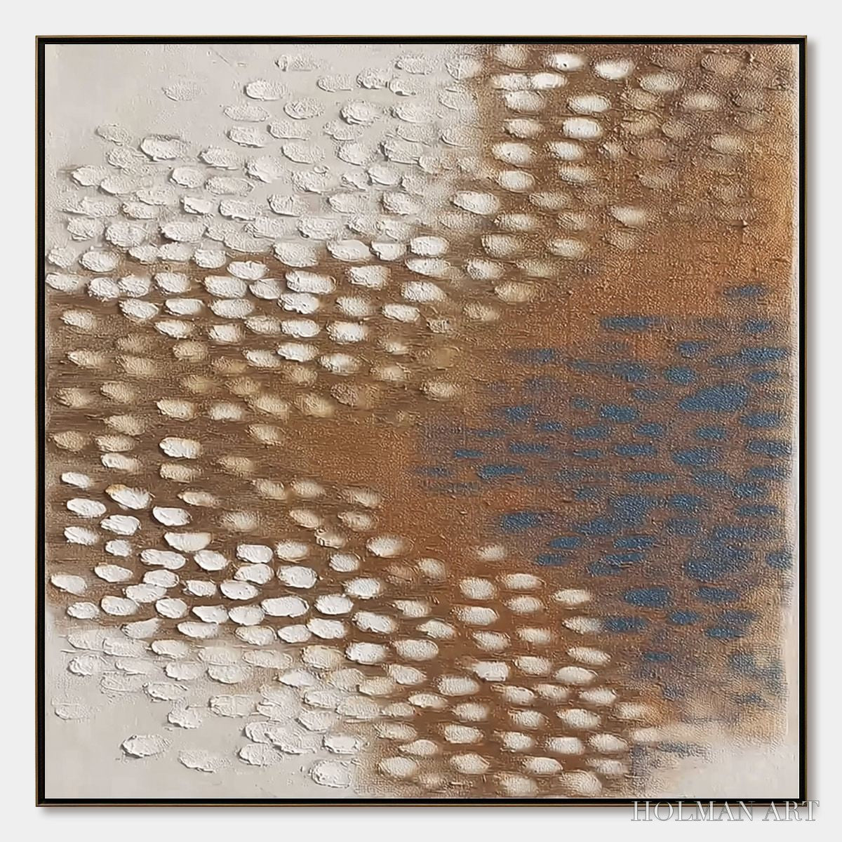 HOLMAN ART Terra Rhythm – Heavily Textured Wabi Sabi Abstract Painting - image 1