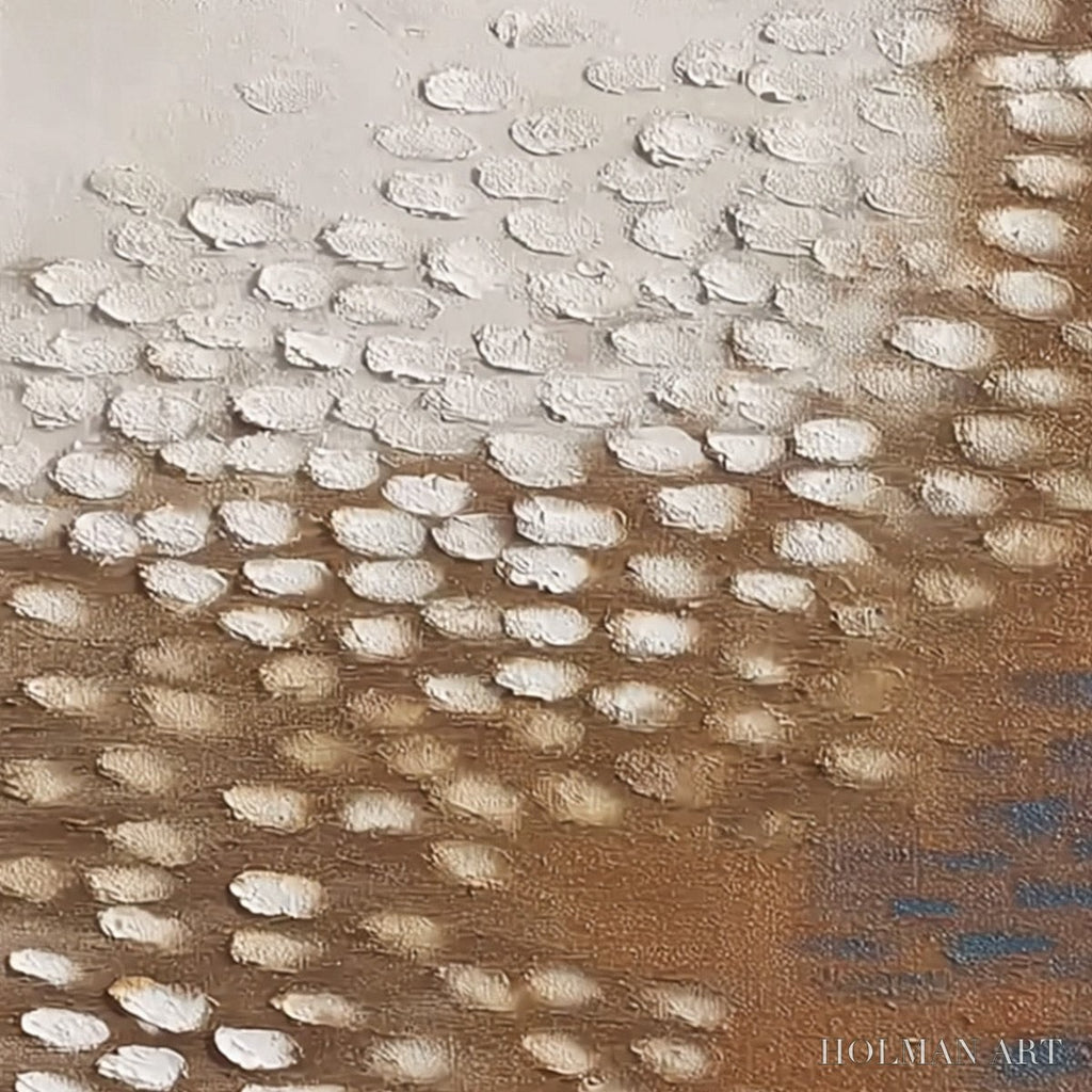 HOLMAN ART Terra Rhythm – Heavily Textured Wabi Sabi Abstract Painting - image 3