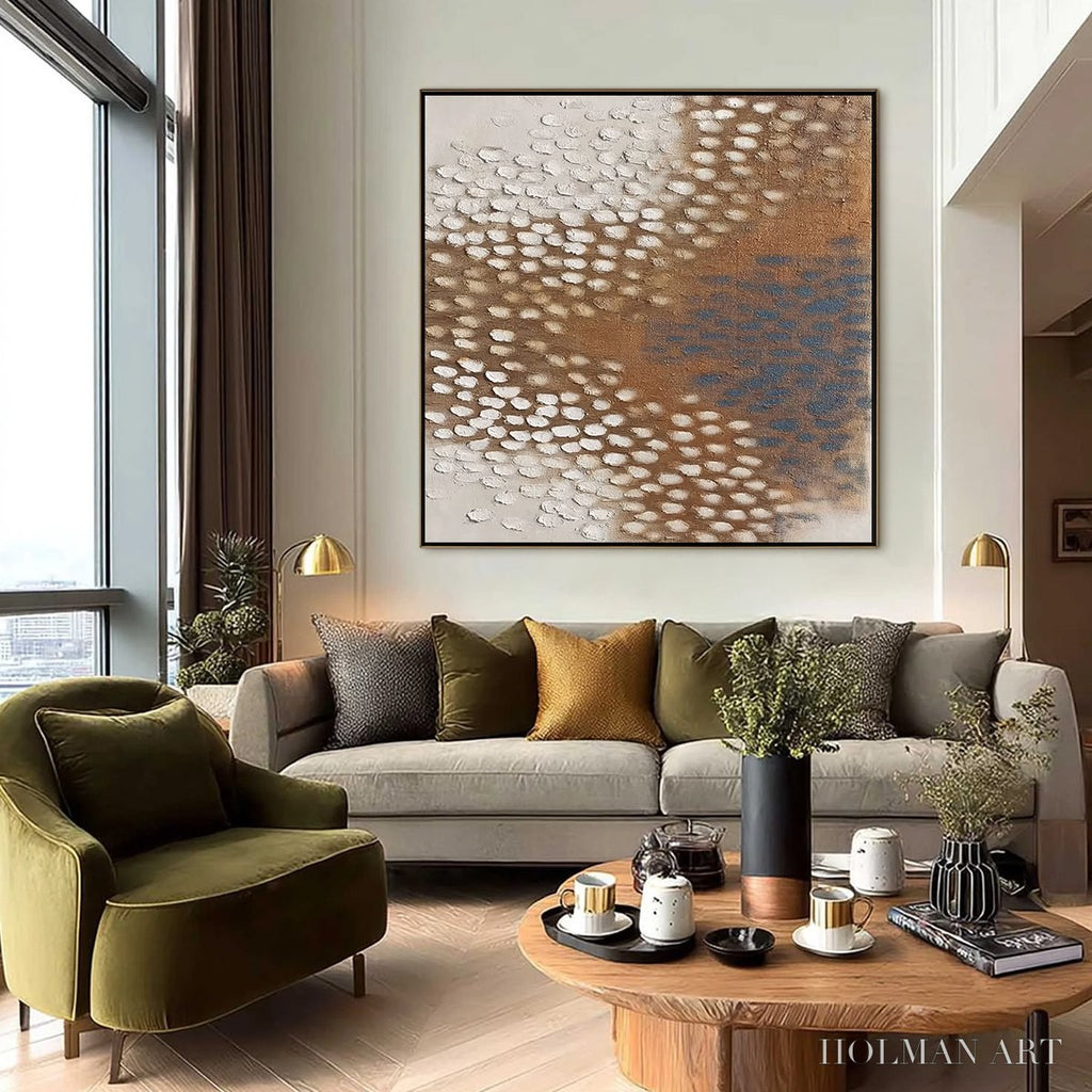 HOLMAN ART Terra Rhythm – Heavily Textured Wabi Sabi Abstract Painting - image 6