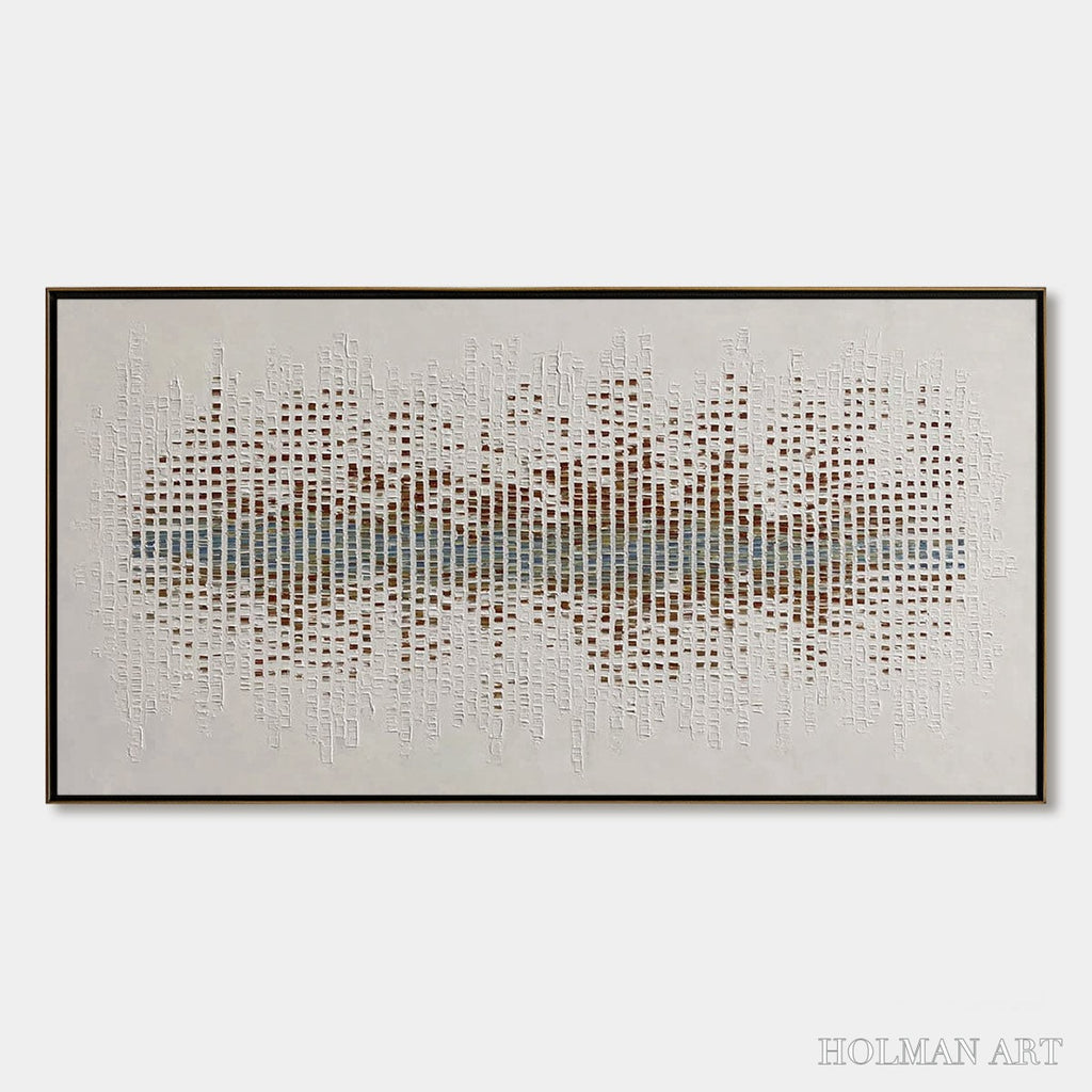 HOLMAN ART Urban Sonata – Large Textured Minimalist Abstract Painting - image 1