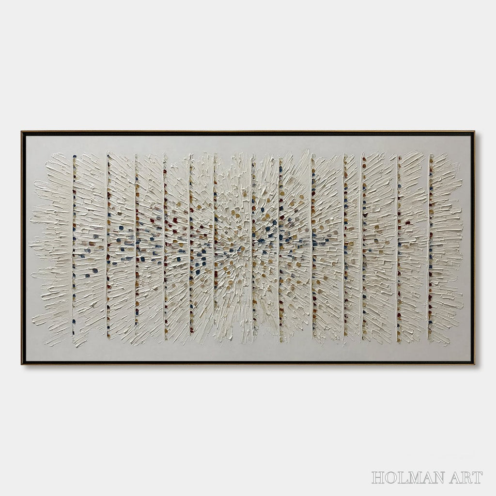 HOLMAN ART Chroma Pulse – Textured Wabi Sabi Abstract Painting - image 1