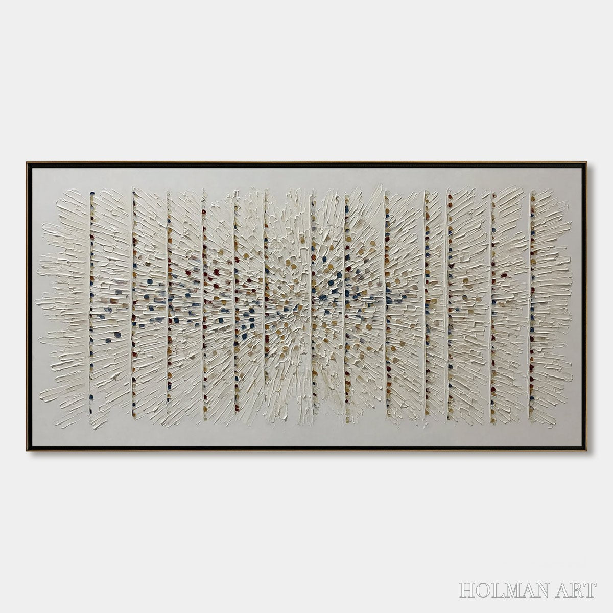 HOLMAN ART Chroma Pulse – Textured Wabi Sabi Abstract Painting - image 1