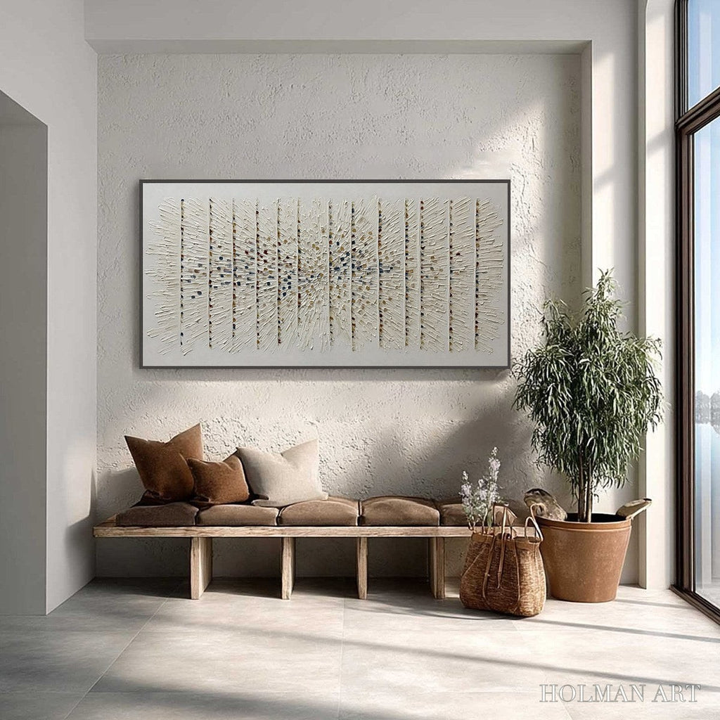 HOLMAN ART Chroma Pulse – Textured Wabi Sabi Abstract Painting - image 4